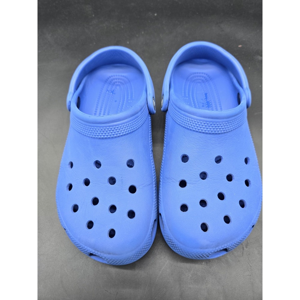 Crocs Classic Clog Blue Big Kids J6 Slip On Comfort Shoes #173